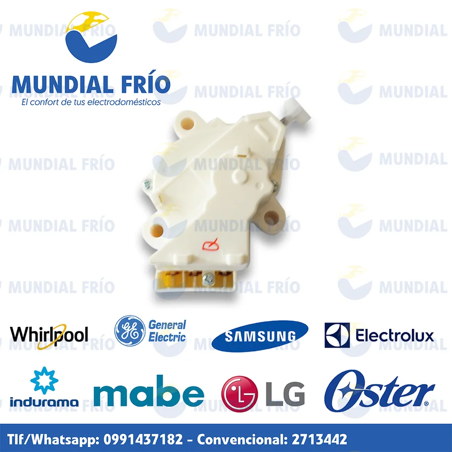 Electroembrague para lavadora, fotografía de catálogo de Mundial Frío