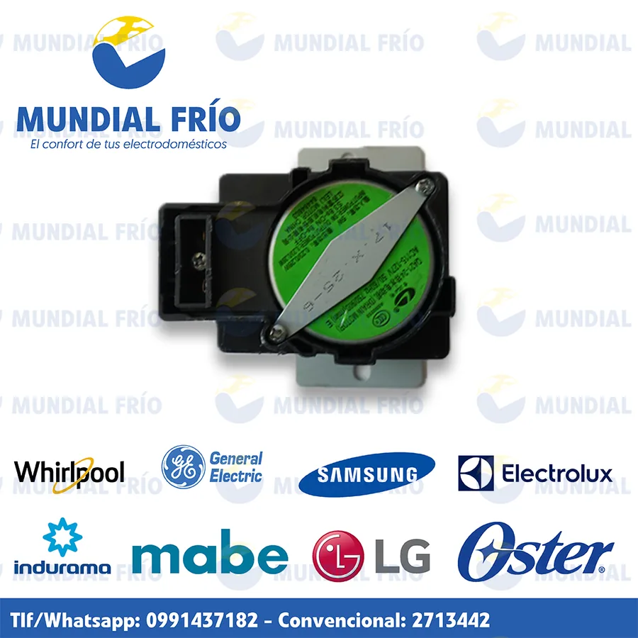 Electroembrague para lavadora, fotografía de catálogo de Mundial Frío