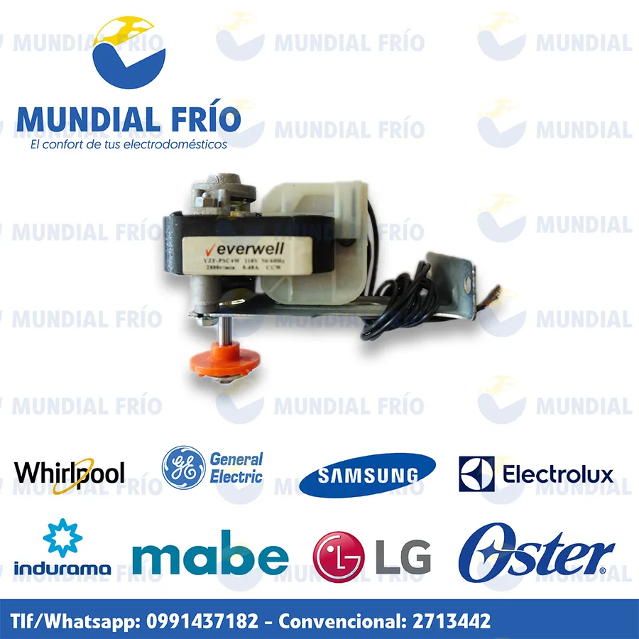 Evaporador y condensador para refrigeración, fotografía de catálogo de Mundial Frío