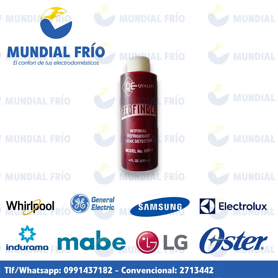 Gas refrigerante y aceite para refrigeración, fotografía de catálogo de Mundial Frío