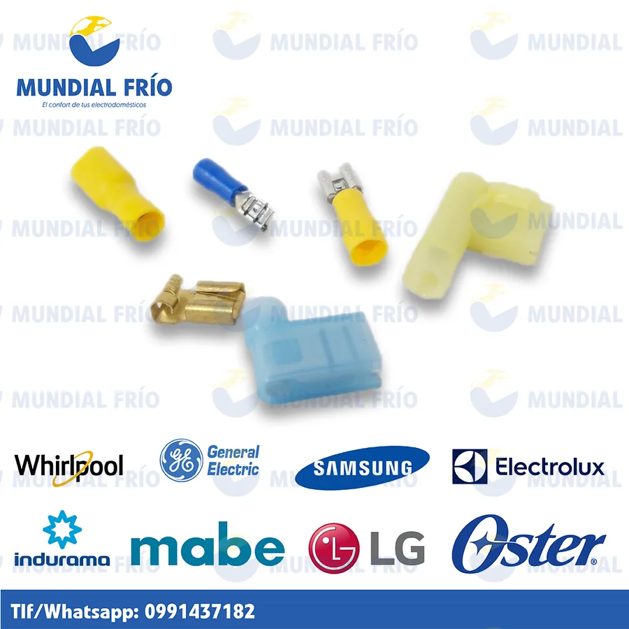 Switch e interruptor para electrodomésticos, fotografía de catálogo de Mundial Frío