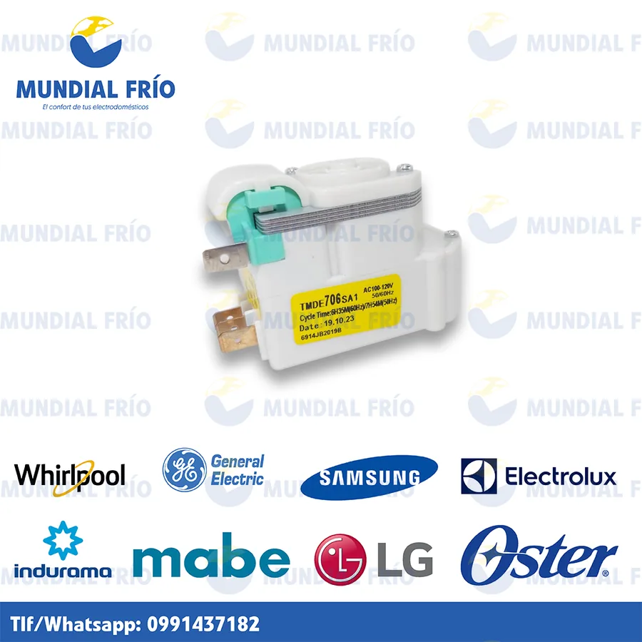 Timer programador para refrigeración, fotografía de catálogo de Mundial Frío