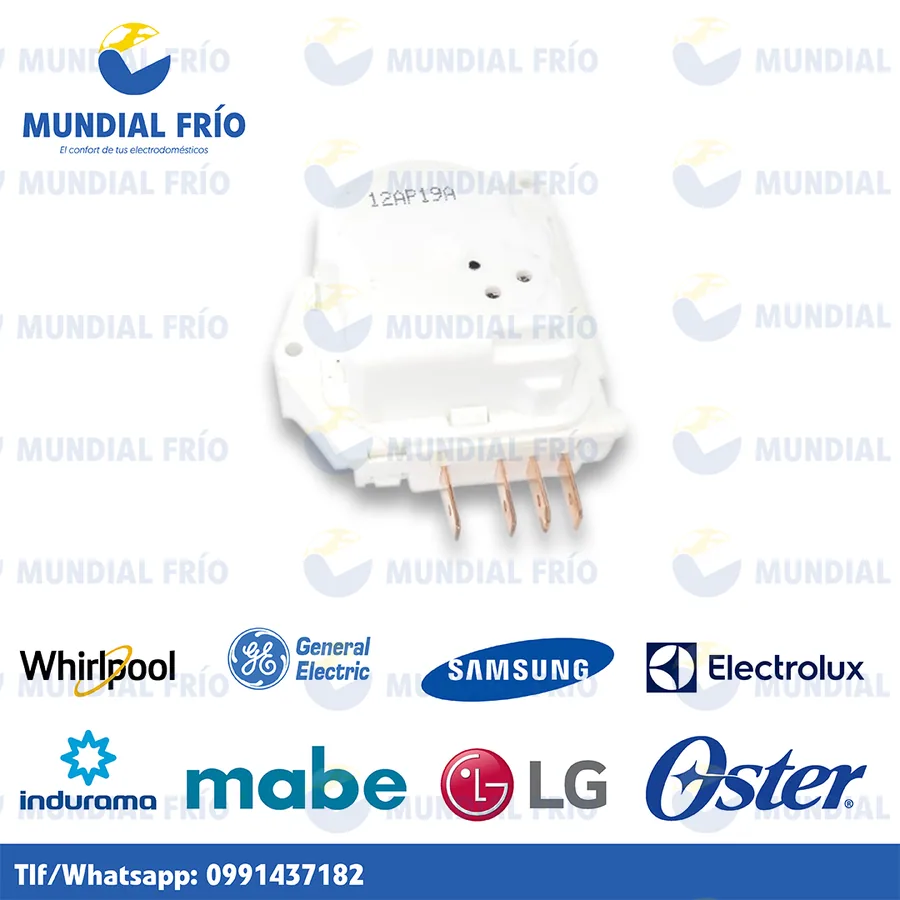 Timer programador para refrigeración, fotografía de catálogo de Mundial Frío